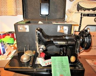 Pam sewing machine with accessories