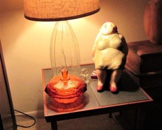 Pam 2nd lamp and table