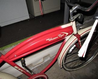 Pam Western flyer red bike
