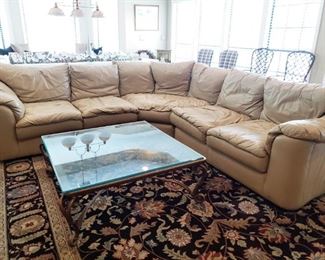 Leather Sectional Couch by Classic Leather