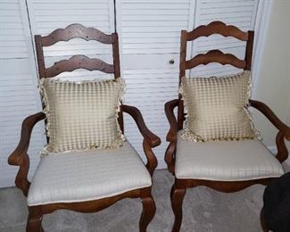 Ladder back Arm Chairs
