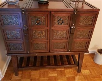 Decorative wood cabinet