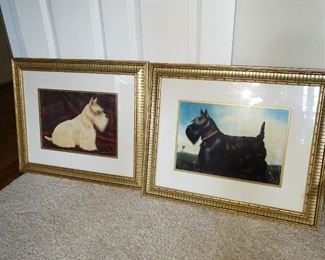 Scotty Dog Framed Art