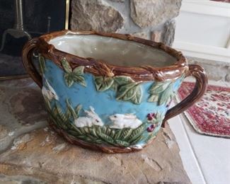  North Carolina Pottery Bunny Pot