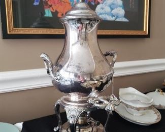 Vintage Gorham Silverplated Hot Water Urn 