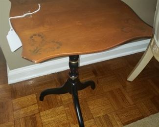 L. Hitchcock side table