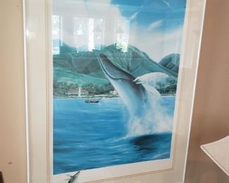 Wyland Signed and Numbered framed art