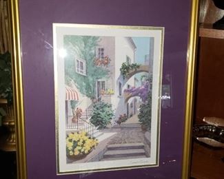 Signed Sandra Guidi print