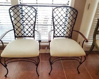 Iron Arm chairs 