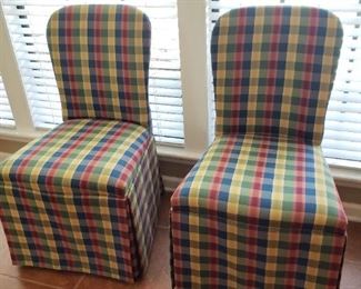 Cloth side dining chairs