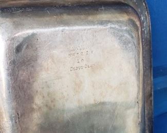 RARE Chrysler Building Elite N.Y.C. Cloud Club custom Silver plated Lidded Casserole Dish stamped Reed & Barton Silver soldered NS 7228  10 Cloud Club 