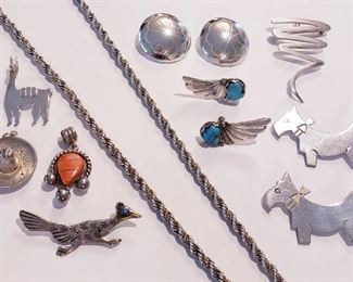 .925 Sterling Silver Jewelry signed Ilaria, Dellapina, and more