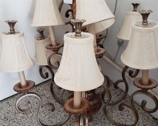 Beautiful Chandelier and matching  Lighting Fixtures 