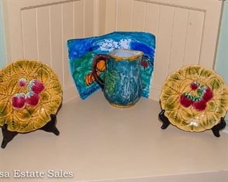 Majolica - Vintage and Repro
