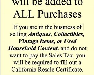 SALES TAX Added