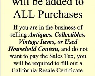 SALES TAX Added