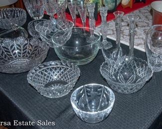 Vintage Crystal including Waterford
