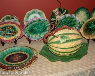 Majolica - Vintage and Repro