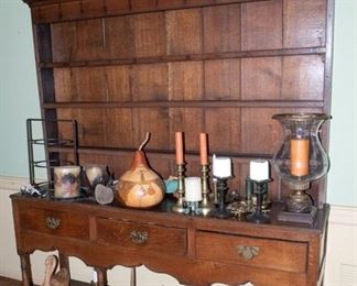 Antique - mid 1800s Sideboard / China Hutch