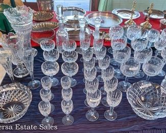 TABLE full of WATERFORD