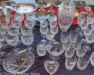 TABLE full of WATERFORD