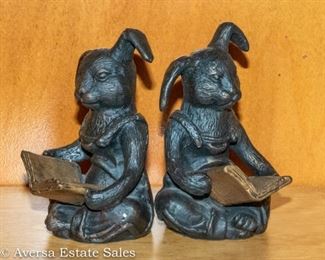Cast Metal bookends