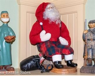 Santa and Figurines