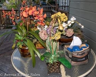 Accent Flowers and Pots - Bocce Ball