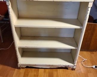 White DISTRESSED 3 Tier Shelf