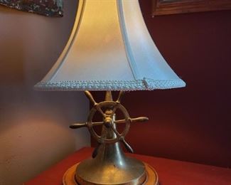 Medium Size- Nautical Lamp - brass