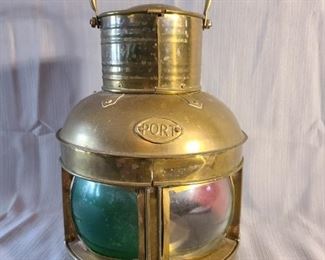 VINTAGE Port Ship Lantern