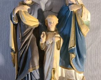 Joseph Mary and Jesus Figurine