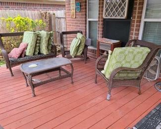 Patio Wicker Set
