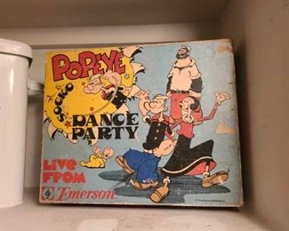RARE-Emerson Popeye - Dance Party RECORD PLAYER
