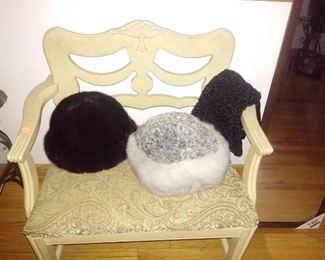 mink hat and other fur hats