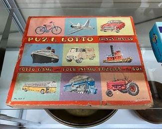 Old Puz'l Lotto Lotto Game and Puzzles (Neat Graphics)