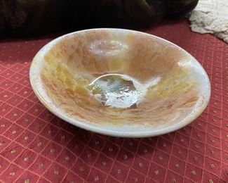 Crystalline Pottery Bowl