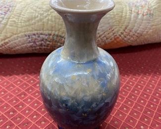 Crystalline Pottery Vase