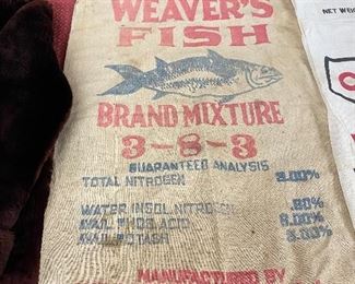 Weavers Fish Fertilizer Sack