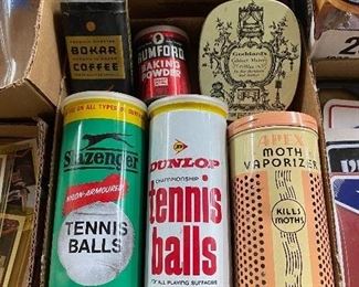 Vintage Advertising Cans