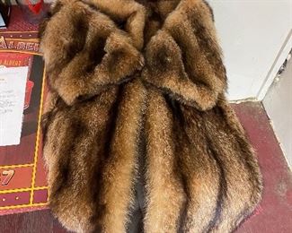 Long Fur Coat (No Labels)
