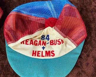 Reagan Bush Helms Political Hats