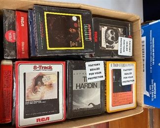Box of Sealed 8Tracks Tapes
