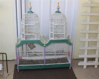 Antique bird cage.