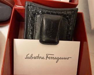 Salvatore Ferragamo key cases, wallets, business card holders