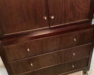 Beautiful finish with nickel hardware