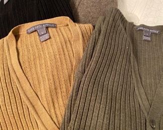 Mens assorted cardigans from Saks Fifth Avenue