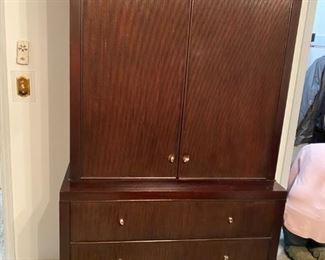 Baker wardrobe cabinet - 3 drawers/3 shelves