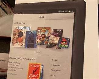 Brand new Nook with leather case