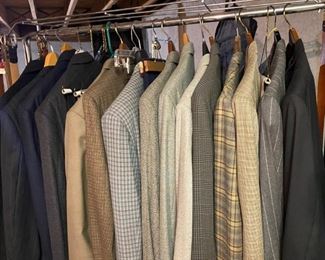 Beautiful suits and sport coats